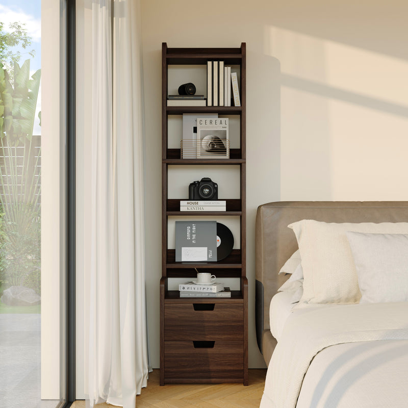 Criado-mudo Alto com Prateleira