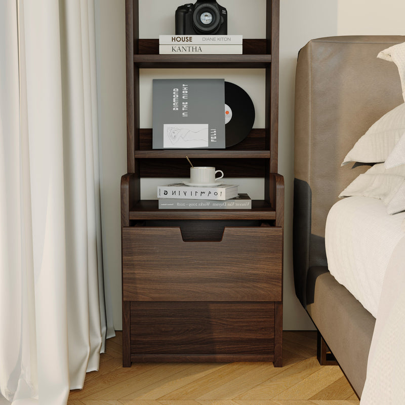 Criado-mudo Alto com Prateleira