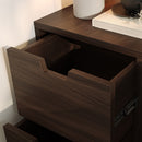 Mesa de Cabeceira Alta com Gavetas