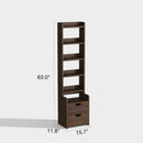 Criado-mudo Alto com Prateleira